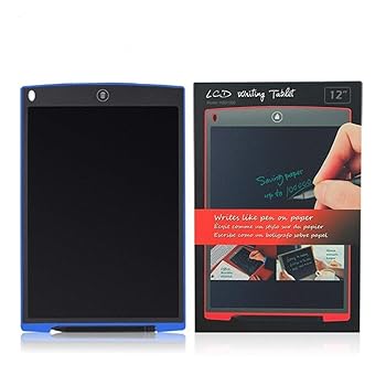 【中古】【未使用】12インチの手書きタブレット児童画タブレット電子LCD環境保護小黒板 (Color : Blue)