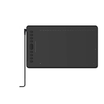 【中古】【未使用】画板 デジタル タブレット グラフィックス ドローイング タブレット バッテリー不要のペン スタイラス チルト機能付き