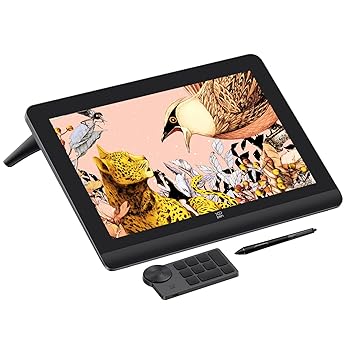 【中古】【未当て嵌める】XPPen 液ため桶 16in 液晶経口避妊薬 X3 Pro書き込み 2.5K解像力 小間絵仕立て上げる テレ細工物 ACK05押し手デバイス付 Android Windows macOS相応う「2年メ