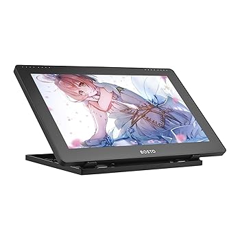 【中古】【未使用】描画タブレット、16HDT ポータブル 15.6 インチ H-IPS LCD グラフィックス描画タブレット ディスプレイ サポート 静電容量式タッチスクリーン 81|AJIMURA-SHOP