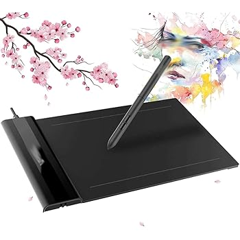 【中古】【未使用】8192レベルの描画グラフィックタブレット バッテリーフリー PenSupport Android Windows Mac デジタルタブレット ゲームOSU用 ブラック｜AJIMURA-SHOP