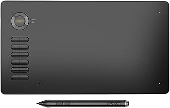 【中古】NoaLED 描画タブレット T15 グラフィックタブレット 10x6インチ デジタル描画タブレット 8192 誘導レベル、ブラックボタン 5080 LPI|AJIMURA-SHOP