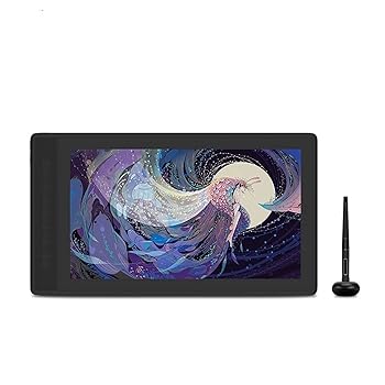 【中古】【未使用】2.5K タブレット ディスプレイ グラフィック モニター 描画画面用 デジタル タブレット ドロー モニター 電池不要のペン付き