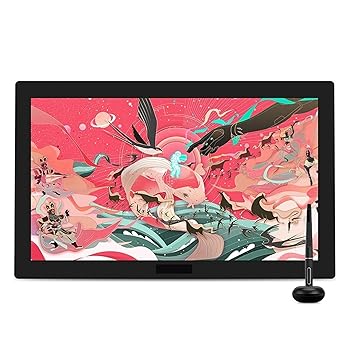【中古】【未使用】4K UHD グラフィック タブレット モニター 23.8 インチ 140% SRGB 8192 レベル バッテリーフリー ディスプレイ ドローイング モニター
