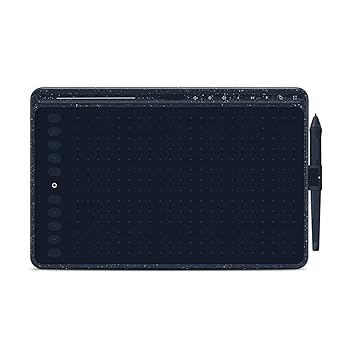【中古】【未使用】ドローイング タブレット バッテリー不要のグラフィック タブレット 3 色チルト対応 タッチ バーとエクスプレス キー (Color : Starry Blue)