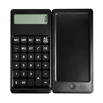 【中古】HANIIC-952 6インチの折り畳み式計算機 LCD.タブレットデジタル描画パッドスタイラスペン消去ボタンロック機能スマート電卓(Black)|AJIMURA-SHOP