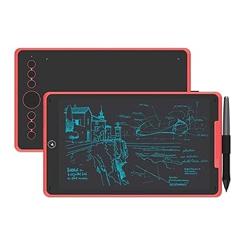 【中古】グラフィックドローイングタブレット デジタルライティングボード 経口避妊薬 11個のショートカット足がかり付き添い人 ライティングパッド 乾電池不必要の書きもの