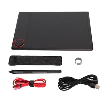 【中古】G30グラフィックスタブレット、8192ティア圧力デジタルドローイングパッド、バッテリーの自由なスタイラス、OS Xと互換性のある、、、デジタルア