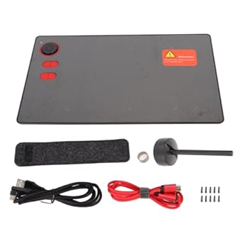 【中古】G20グラフィック描画タブレット8.4x5.7in、8192レベルのスタイラスを備えたデジタルアートパッド、タイプCインターフェイス、互換性、OS X、OS