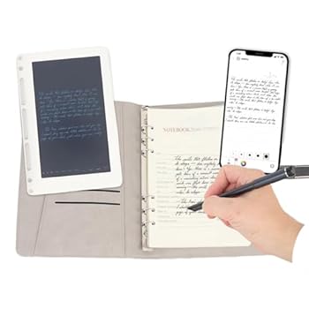 【中古】【未当て嵌める】3 インチ 1デジタルスマートペンノートブックセット、紙経口避妊薬陰電子書きとどめるパッド、OCR意識することオフラインストレージリアルタイム同時発生デジタル化のた