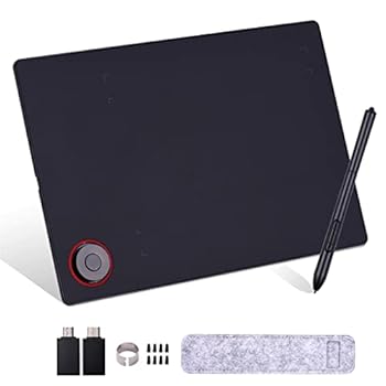 【中古】HKGFAYO ローラーキー大型アクティブエリアデジタルタブレットライティングボードノブのためのグラフィック描画タブレット(A)