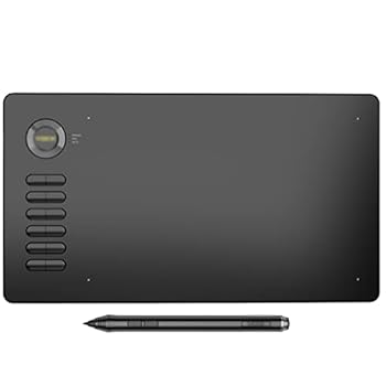 【中古】HKGFAYO 赤青と薄墨色のサポートデジタルグラフィックタブレットの利得の10 x 6inの蓄電池のない書き込み絵を描くことの利得のデジタルグラフィックタブレ