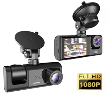 【中古】【未使用】ドライブレコーダー IRナイトビジョンループ録画&2インチIPSスクリーン1080P 3カメラ付きダッシュカム ドラレコ (サイズ : 2 camera with 32G)｜AJIMURA-SHOP