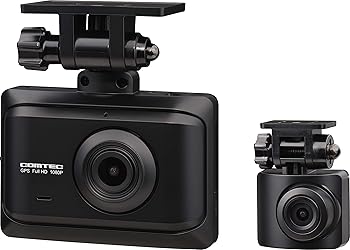 【中古】【未使用】【整備済み品】 コムテック 車用 前後2カメラ ドライブレコーダー ZDR016 前後200万画素 FullHD GPS搭載 後続車両接近お知らせ機能搭載 安全運転