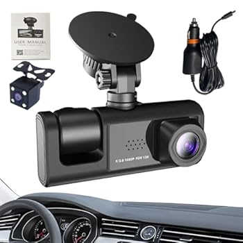 【中古】車のダッシュボードカメラ、カーダッシュボードカム, WiFi 1080pダッシュボードカメラ, ナイトビジョン、広角、旅行用のループ録音を備えたフロ｜AJIMURA-SHOP