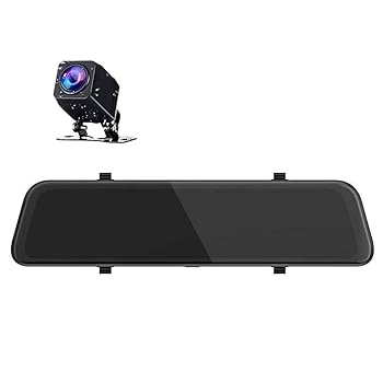 【中古】【未使用】origin 2K解像度 ルームミラー型ドライブレコーダー 12インチ全画面液晶 前後同時録画 あおり運転対策 タッチパネル フルHD Gセンサー ループ録