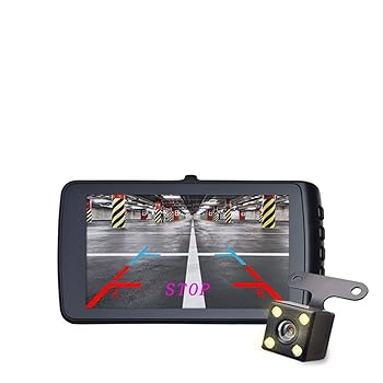 【中古】【未使用】ドライブレコーダー 車のDVRカメラのビデオフルHD 1080p 1296pの登録レコーダーの自動車のドライブのデュアルダッシュカムビデオカメラ (色 : No