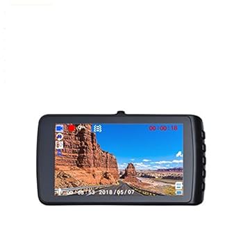 【中古】【未使用】ドライブレコーダー 車のDVRカメラのビデオフルHD 1080p 1296pの登録レコーダーの自動車のドライブのデュアルダッシュカムビデオカメラ (色 : Wi
