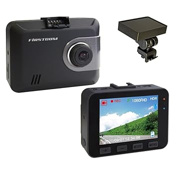 【中古】【未使用】F.R.C. エフ・アール・シー FIRSTCOM 高精細 Full HD ドライブレコーダー FC-DR205S PLUS (W) GPS搭載・STARVIS/HDR搭載・200万画素・日本製