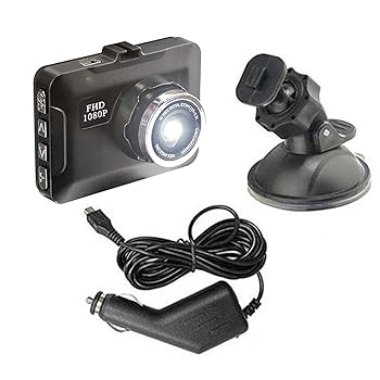 【中古】【未使用】車のダッシュ カム | 1080P FHD カー ドライブ レコーダー,スーパー ナイト ビジョン カー アクセサリー、G センサー、パーキング モニター、ル