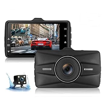 【中古】【未使用】ミニ ドライブ レコーダー 1080P フル HD、3 インチ IPS スクリーン、ナイト ビジョン、WDR、事故ロック、ループ録画、駐車監視、動体検知
