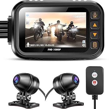 【中古】【未使用】オートバイビデオドライブレコーダー、3.0インチオートバイダッシュカム、1080P + 720Pデュアルレンズ付き、ナイトビジョン防水リアビュースポー 23,976円