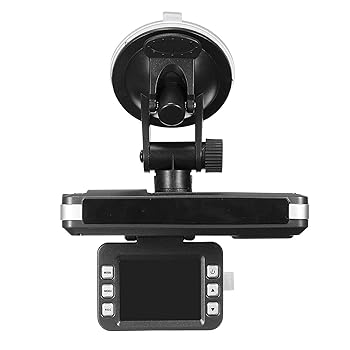 【中古】【未使用】ドライブレコーダー 2 in 1 HD車DVRダッシュボードダッシュカムトラフィックレコーダースピード検出カメラ 取り付けが簡単