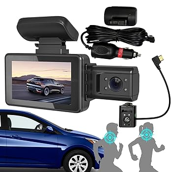 【中古】車用ドライブレコーダー - 3 インチ デュアル ダッシュボード カメラ 170 度広角,フルHD 1080P ナイトビジョン Gセンサー 駐車監視 ループ録画