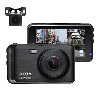 【中古】【未使用】ドライブレコーダー ドラレコ 高性能 前後 カメラ 200万画素 フルHD Gセンサー 衝撃感知 駐車監視 常時録画 液晶モニター 取付簡単