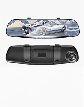 【中古】【未使用】ドライブレコーダー 4.3インチ ダッシュカム 車 DVR 24H HD 1080P ダッシュカメラ デュアルレンズビデオレコーダー 1080P ダッシュカムミラー ド