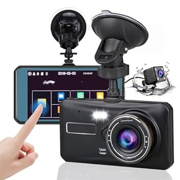 【中古】【未使用】前後カメラ ダッシュカム フロントおよびリアカメラ CAR DVR カービデオレコーダー 車両ブラックボックス フル HD 1080P ナイトビジョン ドライ|AJIMURA-SHOP