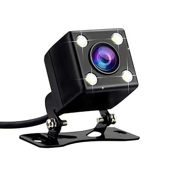 【中古】前後カメラ 車のリアビューカメラ 2.5 ミリメートル (4 ピン) ジャックポートビデオポート LED ナイトビジョンダッシュカム防水 ドライブレコー
