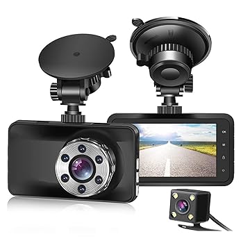【中古】【未使用】前後カメラ ダッシュカム フロントとリア 1080P フル HD デュアルダッシュボードカメラ 車用ダッシュカム 170 広角 HDR 3.0 インチ LCD ディスプ|AJIMURA-SHOP