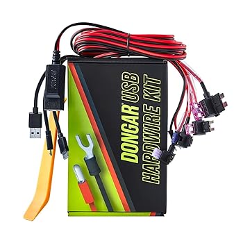 【中古】Dongar ドライブレコーダー ハードワイヤキット ユニバーサルUSBハードワイヤーキット すべてのUSBデバイスと互換性があり、フロントガラスに取