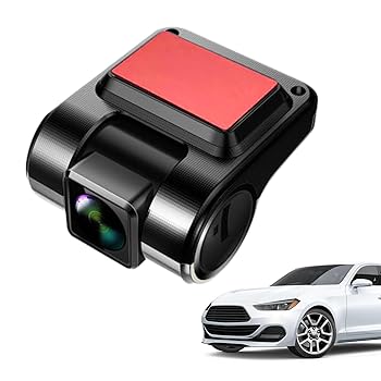 【中古】Phewl 車載用ドライブレコーダー、ドライブレコーダー, 1080P 車のダッシュボード カム | 内蔵ノイズリダクションマイク、USBドライブレコーダー
