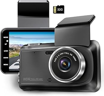 【中古】ドライブレコーダー 前後カメラ 1080P U 非人工的 インテリジェントな動き検知 自動ビデオ録画 長期 衝突検知 強い光 車載カメラ 高精細ナイトビ
