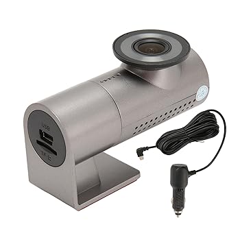 【中古】【未使用】車のセキュリティカメラ充電式ダッシュカムダッシュカメラワイヤレス1080P Gセンサーナイトビジョン1920°広角ループ録画APP制御車用ドライブレ|AJIMURA-SHOP