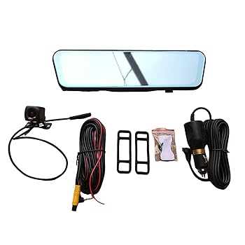 【中古】【未使用】Happiness Grace ドライブレコーダー ミラー型 前後 2カメラ 4K UHD 800万画素 センサー WDR タッチパネル式 ドラレコ アプリ連携 GPS 24時間駐