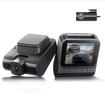 【中古】4 Kドライブレコーダー、前後2カメラ、内蔵WiF 6アプリケーション、UHD 2160 P付き音声制御GPS軌跡、ADASブルートゥース夜視自動車DVR、駐車監視