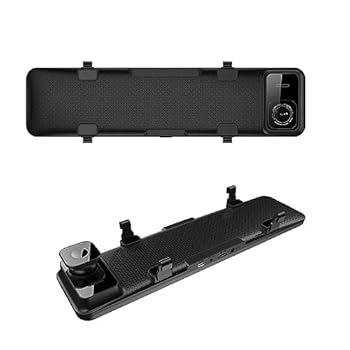【中古】【未使用】車用ドライブレコーダー 4K 3840*2160P 12 インチ車 DVR ダッシュカム GPS バックミラー 1080P 車カメラビデオレコーダーパークモニター 防水ナ
