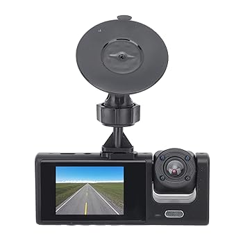 【中古】【未使用】ダッシュカム フロント リア、車用 3 インチ 1080P HD パーキング モニター、デュアル ダッシュ ダッシュボード 車用ドライブ レコーダー フロン