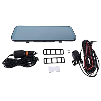 【中古】【未使用】Oscarvo 10 インチ 1080P 車載 Dvr ミラー ダッシュカム デュアルレンズ ダッシュカム フル HD ドライブ レコーダー