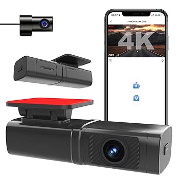 【中古】【未使用】最新ドライブレコーダー車載カメラWifi 4K DVR パラドライブレコーダーGPSワイドダイナミックレンジループ記録G-Sensorミニデュアルビデオレコー