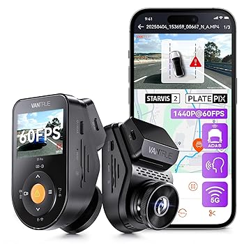 【中古】VANTRUE ドライブレコーダー 2.7K 500万画素 STARVIS 2 IMX675搭載 1944P WiFi付き 160度広角 HDR対応 60fps 超暗視機能 ADAS安全運転支援 GPS内