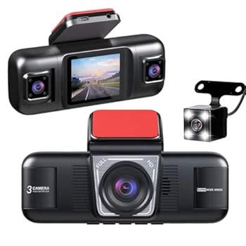 【中古】【未使用】車用4カメラダッシュカム、360度パノラマ保護車DVR、IRナイトビジョン4カメラ1080P + 480P * 3、フロントインテリアサイドとリアカメラ、同時録｜AJIMURA-SHOP