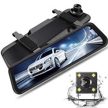【中古】[Yizibuur]ドライブレコーダー ミラー型 2025年進化モデル 10インチタッチパネル式 前後2カメラ 同時に録画 分離式 170度超広い視角 10806PフルH｜AJIMURA-SHOP