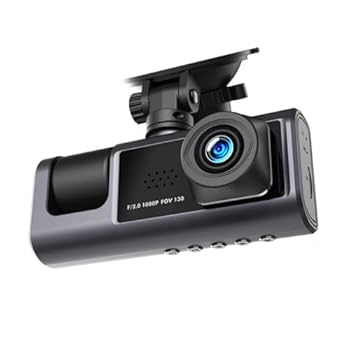 【中古】【未使用】360度ドライブレコーダー 3眼カメラ設計 フロント/インカメラ/リア 1080P HD ナイトビジョン対応 Gセンサー搭載 衝撃時自動ロック 170度広角 駐｜AJIMURA-SHOP