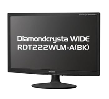 【中古】MITSUBISHI 21.5型LED液晶ディスプレイ RDT222WLM-A(BK)