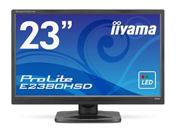 【中古】iiyama FullHD(1920x1080)モード対応 WLEDバックライト23型ワイド液晶ディスプレイ E2380HSD-B1