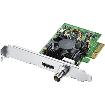 【中古】【未当て嵌める】BlackmagicDesign DeckLink Mini Monitor 4K 黒いこと
